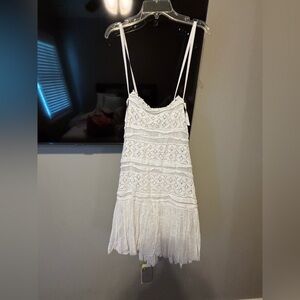 Free People White Lace Dress